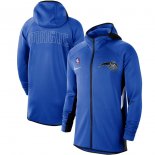 Orlando Magic Nike Blue Authentic Showtime Therma Flex Performance Full-Zip Hoodie