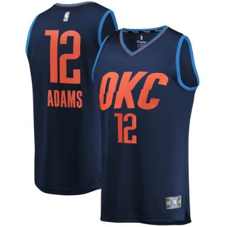 Oklahoma City Thunder Steven Adams Fanatics Branded Navy Fast Break Player Jersey - Statement Edition