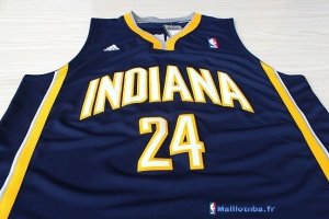 Maillot NBA Pas Cher Indiana Pacers Paul George 24 Bleu