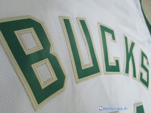 Maillot NBA Pas Cher Milwaukee Bucks Giannis Antetokounmpo 34 Blanc