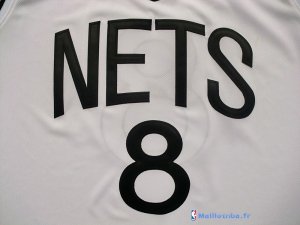 Maillot NBA Pas Cher Brooklyn Nets Deron Michael Williams 8 Blanc Noir