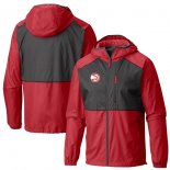 Atlanta Hawks Columbia Red Flash Forward Full-Zip Windbreaker Jacket