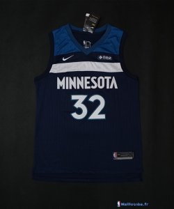 Maillot NBA Pas Cher Minnesota Timberwolves Karl Anthony Towns 32 Marine 2017/18