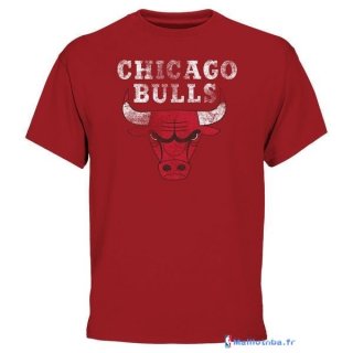 T-Shirt NBA Pas Cher Chicago Bulls Rouge 3