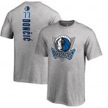 Dallas Mavericks Luka Doncic Fanatics Branded Heather Gray Backer T-Shirt