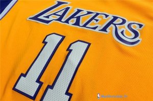 Maillot NBA Pas Cher Los Angeles Lakers Yi 11 Jaune