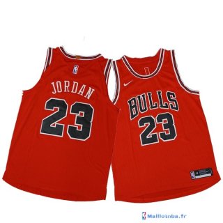 Maillot NBA Pas Cher Chicago Bulls Michael Jordan 23 Rouge Icon 2017/18