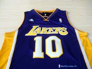 Maillot NBA Pas Cher Los Angeles Lakers Steve Nash 10 Pourpre