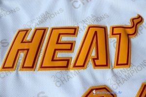 Maillot NBA Pas Cher Miami Heat Ray Allen 34 Blanc Or