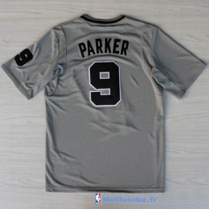 Maillot NBA Pas Cher Noël San Antonio Spurs Parker 9 Gris