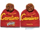 Tricoter un Bonnet NBA Cleveland Cavaliers 2017 Rouge Jaune