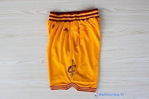 Pantalon NBA Pas Cher Cleveland Cavaliers Jaune