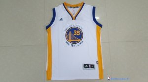 Maillot NBA Pas Cher Golden State Warriors Junior Kevin Durant 35 Blanc