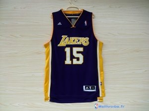 Maillot NBA Pas Cher Los Angeles Lakers Metta World 15 Peace Pourpre