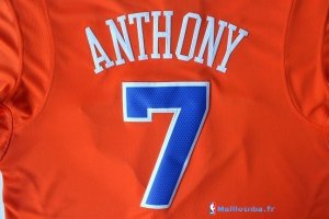 Maillot NBA Pas Cher Noël New York Knicks Anthony 7 Orange