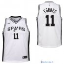 Maillot NBA Pas Cher San Antonio Spurs Junior Bryn Forbes 11 Blanc Association 2017/18