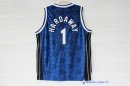 Maillot NBA Pas Cher Orlando Magic Anfernee Hardaway 1 Bleu Sombre