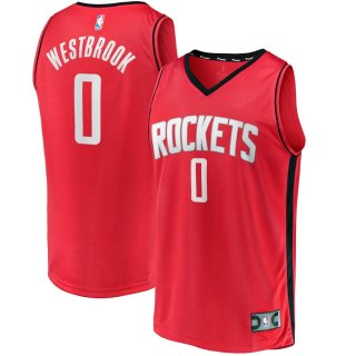 Houston Rockets Russell Westbrook Fanatics Branded Red Fast Break Replica Player Jersey - Icon Edition