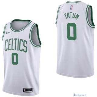 Maillot NBA Pas Cher Boston Celtics Jayson Tatum 0 Blanc Association 2017/18