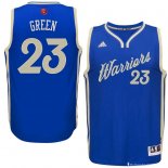 Maillot NBA Pas Cher Noël Golden State Warriors Vert 23 Bleu