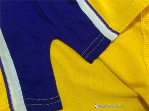 Maillot NBA Pas Cher Los Angeles Lakers Kobe Bryant 8 Jaune Pourpre