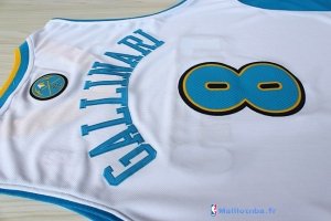 Maillot NBA Pas Cher Denver Nuggets Danilo Gallinari 8 Blanc