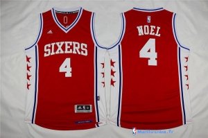 Maillot NBA Pas Cher Philadelphia Sixers Nerlens Noel 4 Rouge