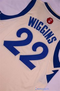 Maillot NBA Pas Cher Noël Minnesota Timberwolves Wiggins 22 Blanc