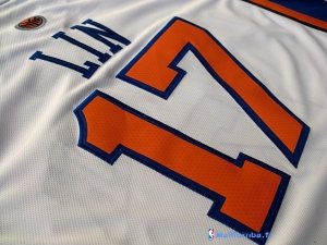 Maillot NBA Pas Cher New York Knicks Jeremy Lin 17 Blanc