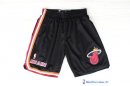 Pantalon NBA Pas Cher Miami Heat Retro Noir