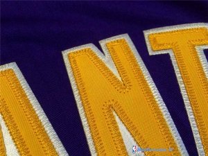 Maillot NBA Pas Cher Los Angeles Lakers Kobe Bryant 8 Pourpre Jaune