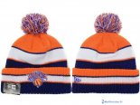 Tricoter un Bonnet NBA New York Knicks 2017 Orange Blanc Bleu