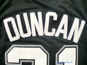 Maillot NBA Pas Cher San Antonio Spurs Tim Duncan 21 Noir