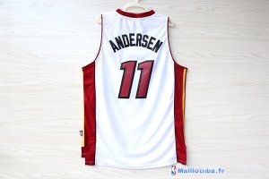 Maillot NBA Pas Cher Miami Heat Chris Andersen 11 Blanc Rouge