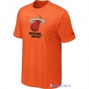 T-Shirt NBA Pas Cher Miami Heat Orange