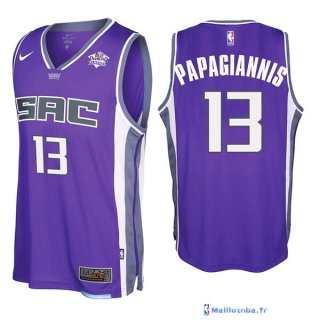 Maillot NBA Pas Cher Sacramento Kings Georgios Papagiannis 13 Purpura 2017/18