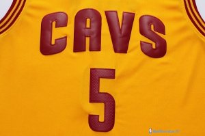 Maillot NBA Pas Cher Cleveland Cavaliers J.R.Smith 5 Jaune