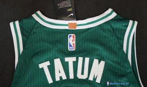 Maillot NBA Pas Cher Boston Celtics Jayson Tatum 0 Vert 2017/18