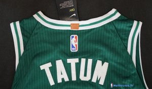 Maillot NBA Pas Cher Boston Celtics Jayson Tatum 0 Vert 2017/18
