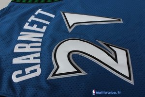 Maillot NBA Pas Cher Minnesota Timberwolves Kevin Garnett 21 Retro Bleu
