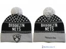 Tricoter un Bonnet NBA Brooklyn Nets 2017 Gris 9