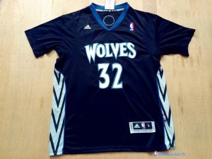 Maillot NBA Pas Cher Minnesota Timberwolves Karl Anthony 32 Towns Noir MC