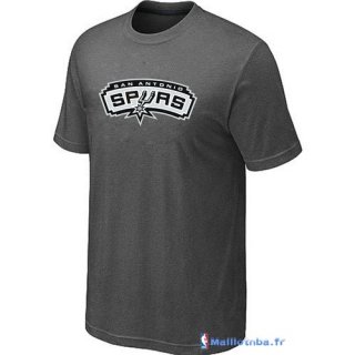 T-Shirt NBA Pas Cher San Antonio Spurs Gris Fer