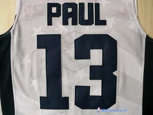 Maillot NBA Pas Cher USA 2012 Paul 13 Blanc