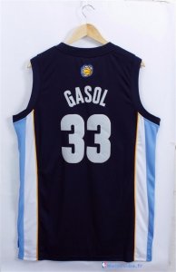 Maillot NBA Pas Cher Memphis Grizzlies Pau Gasol 33 Bleu