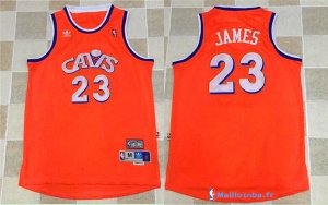 Maillot NBA Pas Cher Cleveland Cavaliers LeBron James 23 Orange