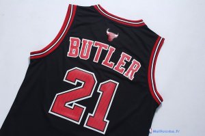 Maillot NBA Pas Cher Chicago Bulls Jimmy Butler 21 Noir