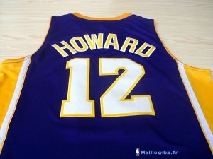 Maillot NBA Pas Cher Los Angeles Lakers Dwight Howard 12 Pourpre