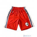 Pantalon NBA Pas Cher Philadelphia Sixers Rouge