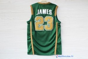 Maillot NCAA Pas Cher Irish LeBron James 23 Vert